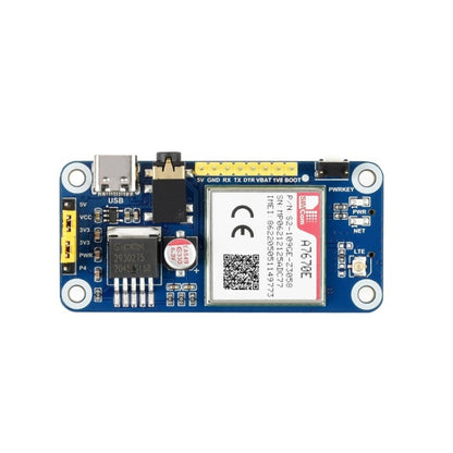 Waveshare Multi Band 2G GSM / GPRS LBS A7670E LTE Cat-1 HAT for Raspberry Pi, for Europe, Southeast Asia, West Asia, Africa, China, South Kor - Modules Expansions Accessories by WAVESHARE | Online Shopping UK | buy2fix