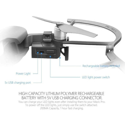 PGYTECH P-UN-034 light-painted LED Propeller Guard for DJ Mavic Air - DJI & GoPro Accessories by PGYTECH | Online Shopping UK | buy2fix