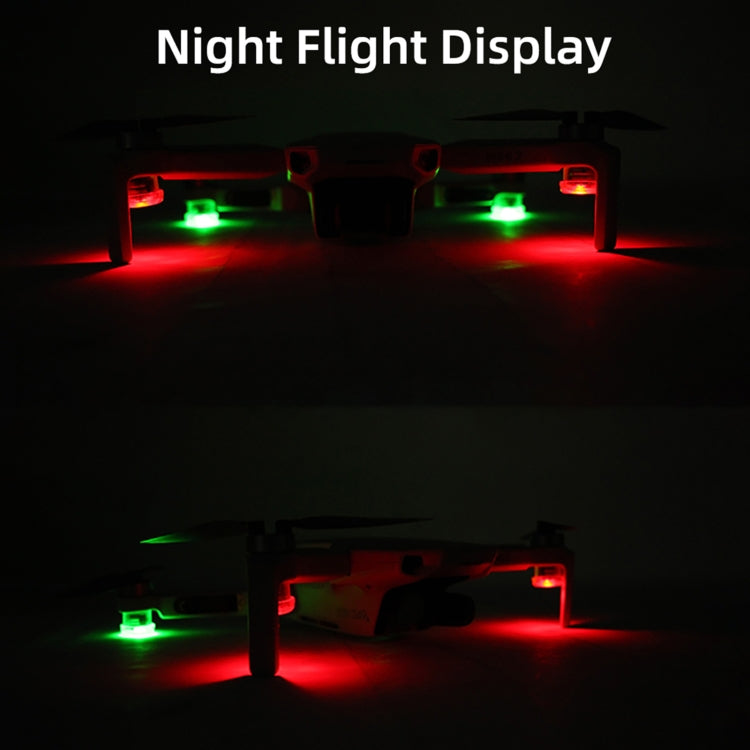 Sunnylife 2-Green + 2-Red Night Strobe LED Light Indicator Light for DJI Mavic 2 / Mini / Mavic Air 2 / FPV - DJI & GoPro Accessories by Sunnylife | Online Shopping UK | buy2fix