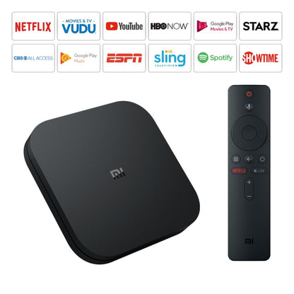 [HK Warehouse] Xiaomi TV Box S 2nd Gen 4K HDR Google TV with Google Assistant Remote Streaming Media Player, Cortex-A55 Quad-core 64bit, 2GB+8GB, Google TV, EU Version(Black) - Consumer Electronics by Xiaomi | Online Shopping UK | buy2fix