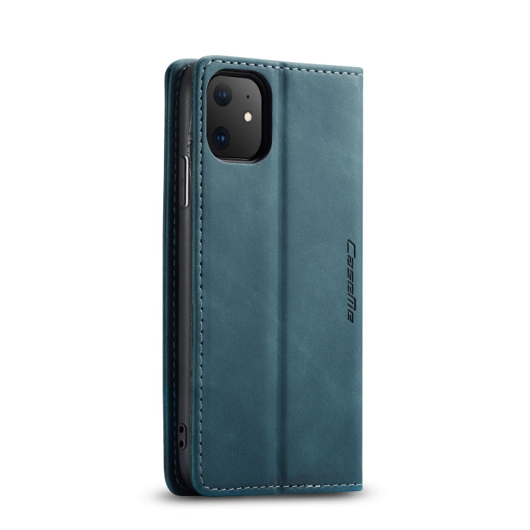 CaseMe-013 Multifunctional Horizontal Flip Leather Case with Card Slot & Holder & Wallet for iPhone 11(Blue) - Apple Accessories by CaseMe | Online Shopping UK | buy2fix