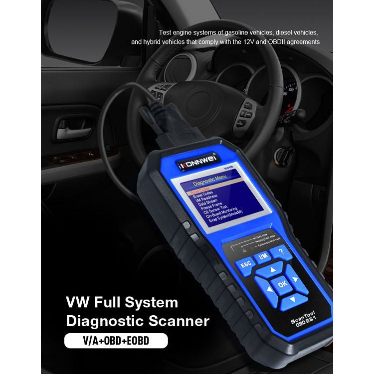 KONNWEI KW450 Car 2.8 inch TFT Color Screen Battery Tester Support 2 Languages / System  XP WIN7 WIN8 WIN10 - In Car by KONNWEI | Online Shopping UK | buy2fix