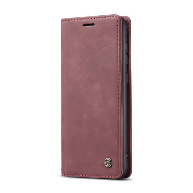 For Samsung Galaxy S21 5G CaseMe 013 Multifunctional Horizontal Flip Leather Case with Holder & Card Slot & Wallet(Wine Red) - Samsung Accessories by CaseMe | Online Shopping UK | buy2fix