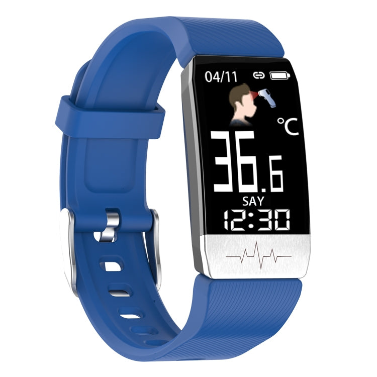 T1S 1.14 inch Screen IP67 Waterproof Smart Bracelet, Support Blood Oxygen Monitoring / Body Temperature Monitoring / Heart Rate Monitoring(Blue) - Smart Wear by buy2fix | Online Shopping UK | buy2fix