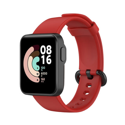 For Xiaomi Mi Watch Lite / Redmi Watch Silicone Watch Band, Size: One Size(Red) - Smart Wear by buy2fix | Online Shopping UK | buy2fix