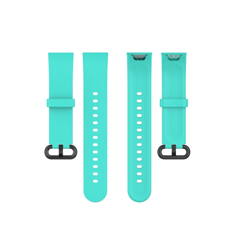 For Xiaomi Mi Watch Lite / Redmi Watch Silicone Watch Band, Size: One Size(Mint Green) - Smart Wear by buy2fix | Online Shopping UK | buy2fix