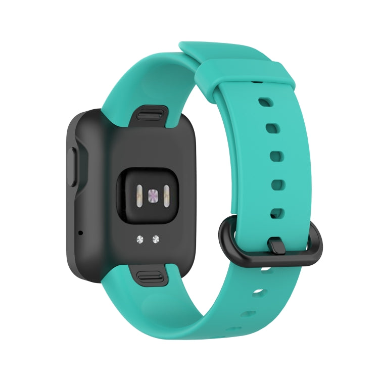 For Xiaomi Mi Watch Lite / Redmi Watch Silicone Watch Band, Size: One Size(Mint Green) - Smart Wear by buy2fix | Online Shopping UK | buy2fix