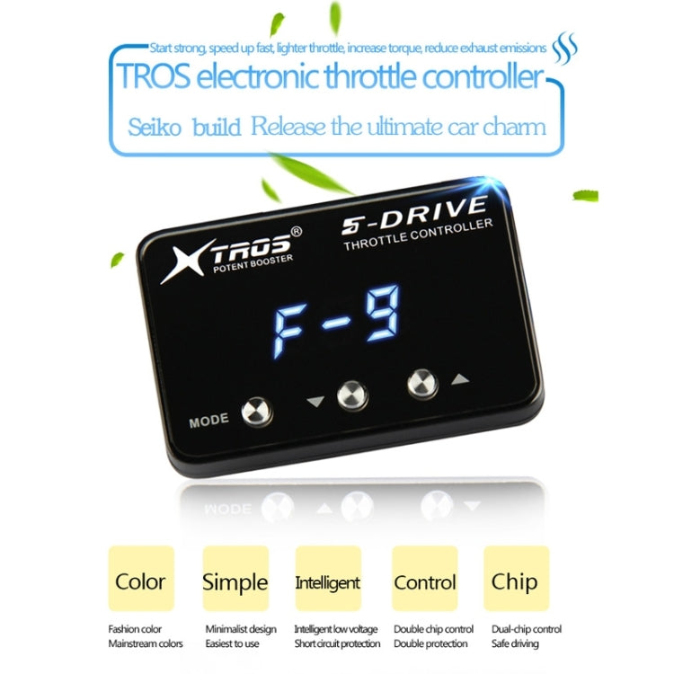 For Ford Focus 2011- TROS KS-5Drive Potent Booster Electronic Throttle Controller - In Car by TROS | Online Shopping UK | buy2fix