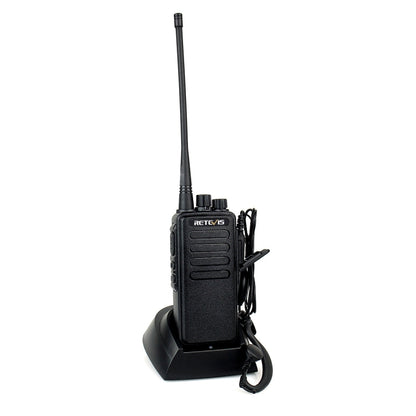 RETEVIS RT1 10W UHF 400-520MHz 16CH Handheld Walkie Talkie, EU Plug - Handheld Walkie Talkie by RETEVIS | Online Shopping UK | buy2fix