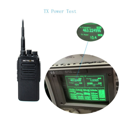 RETEVIS RT1 10W UHF 400-520MHz 16CH Handheld Walkie Talkie, EU Plug - Handheld Walkie Talkie by RETEVIS | Online Shopping UK | buy2fix