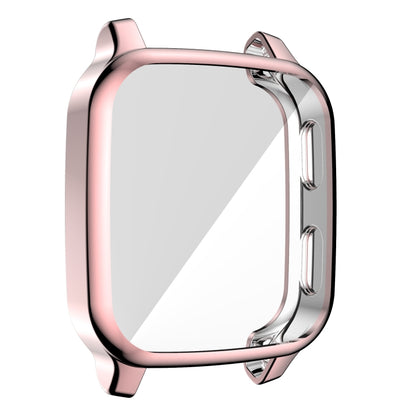 For Garmin Venu Sq Full Coverage TPU Electroplating Protective Case(Pink) - Smart Wear by buy2fix | Online Shopping UK | buy2fix