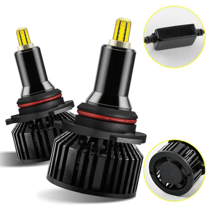 V8 9012 2 PCS DC10-32V / 30W / 6000K / 3800LM IP65 Waterproof Car LED Headlight - In Car by buy2fix | Online Shopping UK | buy2fix