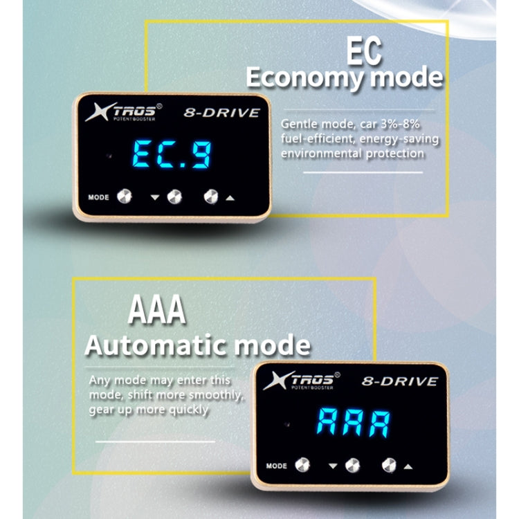 For Proton Perodua Axia TROS 8-Drive Potent Booster Electronic Throttle Controller Speed Booster - In Car by TROS | Online Shopping UK | buy2fix