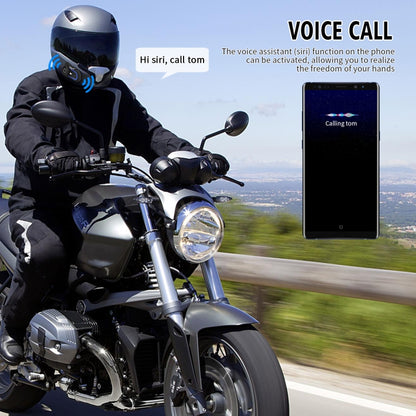 WUPP CS-1412A1 Bluetooth 5.1 S2 Motorcycle Helmet Full Duplex Bluetooth Intercom Headset Earphone(Blue) - Consumer Electronics by buy2fix | Online Shopping UK | buy2fix