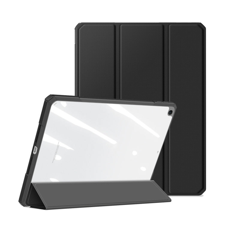 DUX DUCIS TOBY Series Shockproof PU Leather + PC + TPU Horizontal Flip Case with Holder & Pen Slot & Sleep / Wake-up Function For iPad 9.7 inch 2017 / 2018(Black) - iPad 9.7 (2018) & (2017) Cases by DUX DUCIS | Online Shopping UK | buy2fix