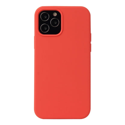 For iPhone 13 Solid Color Liquid Silicone Shockproof Protective Case(Coral Red) - iPhone 13 Cases by buy2fix | Online Shopping UK | buy2fix