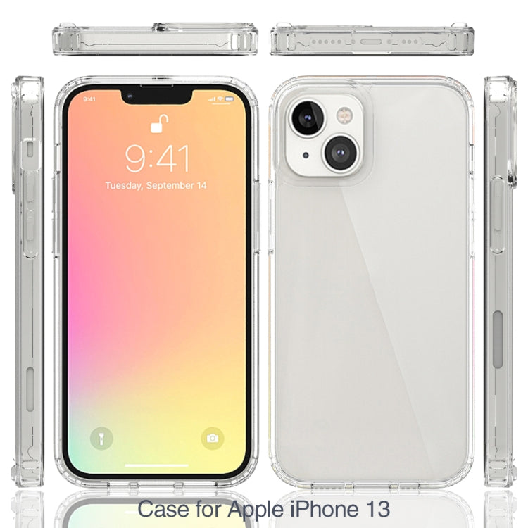 For iPhone 13 Shockproof Scratchproof TPU + Acrylic Protective Case(Transparent) - Apple Accessories by buy2fix | Online Shopping UK | buy2fix