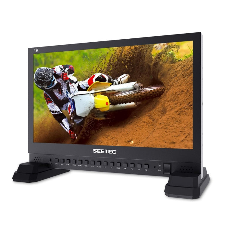 SEETEC 4K156-9HSD 3840x2160 300 nits 15.6 inch IPS Screen HDMI 4K 3G-SDI Four Screen Split Display Monitor - Camera Accessories by SEETEC | Online Shopping UK | buy2fix