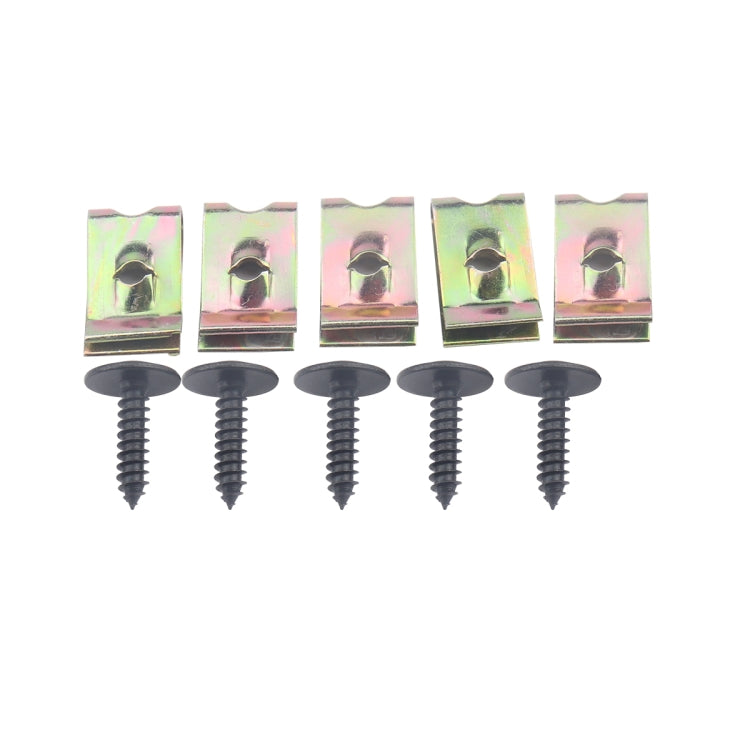 A5478 100 PCS M5x16+M5x19 Mudguard Screws with Clip Nut / Wrench N90775001 N90648702 for Audi - In Car by buy2fix | Online Shopping UK | buy2fix