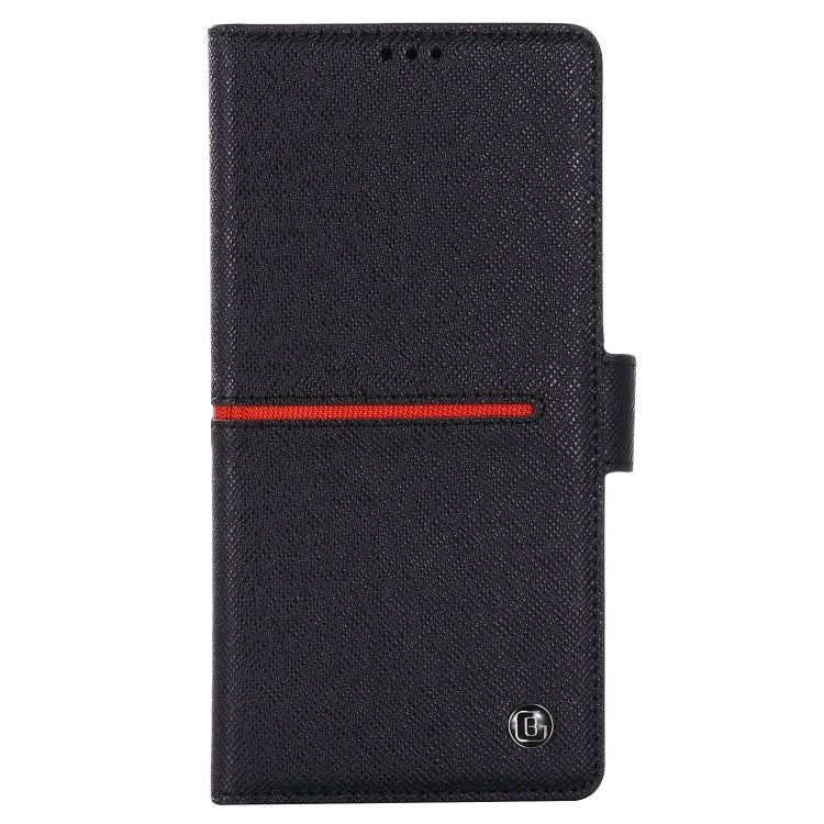 For Galaxy Note 10 GEBEI Top-grain Leather Horizontal Flip Protective Case with Holder & Card Slots & Wallet & Photo Frame(Black) - Galaxy Phone Cases by GEBEI | Online Shopping UK | buy2fix