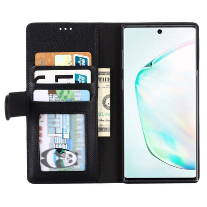 For Galaxy Note 10 GEBEI Top-grain Leather Horizontal Flip Protective Case with Holder & Card Slots & Wallet & Photo Frame(Black) - Galaxy Phone Cases by GEBEI | Online Shopping UK | buy2fix