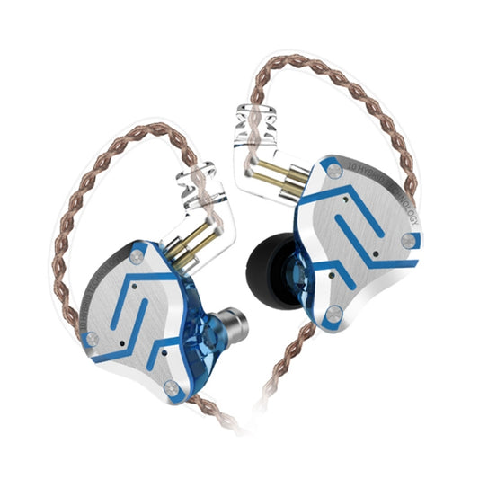 KZ ZS10 Pro 10-unit Ring Iron Gaming In-ear Wired Earphone, Standard Version(Streamer Blue) - In Ear Wired Earphone by KZ | Online Shopping UK | buy2fix