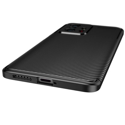 For Xiaomi Mi 11T / 11T Pro Carbon Fiber Texture Shockproof TPU Case(Black) - Xiaomi Accessories by buy2fix | Online Shopping UK | buy2fix