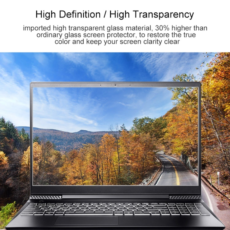 For Thunderobot 911ST 15.6 inch Laptop Screen HD Tempered Glass Protective Film - Computer & Networking by buy2fix | Online Shopping UK | buy2fix