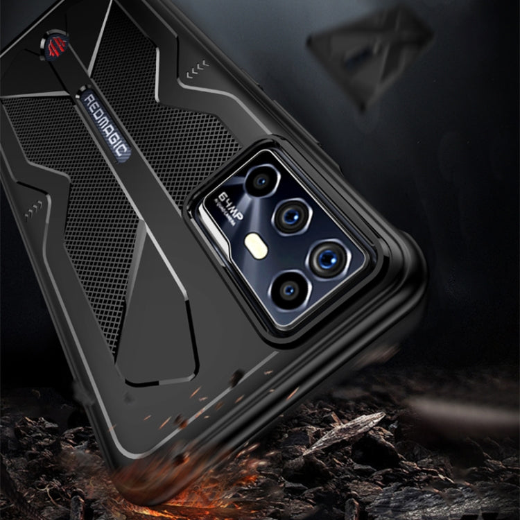 For ZTE nubia Red Magic 6R TPU Cooling Gaming Phone All-inclusive Shockproof Case(Black) - Mobile Accessories by buy2fix | Online Shopping UK | buy2fix