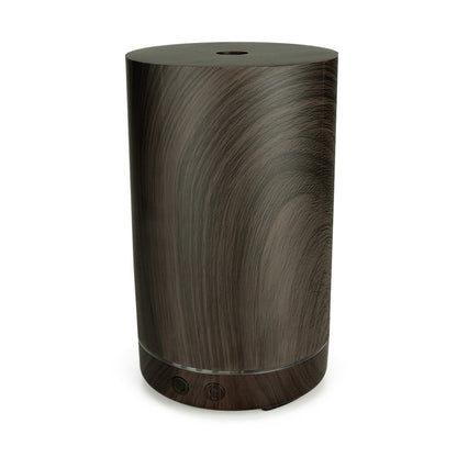 200ml Hollow-out Forest Pattern Wooden Essential Oil Aromatherapy Machine Ultrasonic Humidifier Automatic Alcohol Sprayer, Plug Specification:US Plug(Dark Brown-4) - Home & Garden by buy2fix | Online Shopping UK | buy2fix