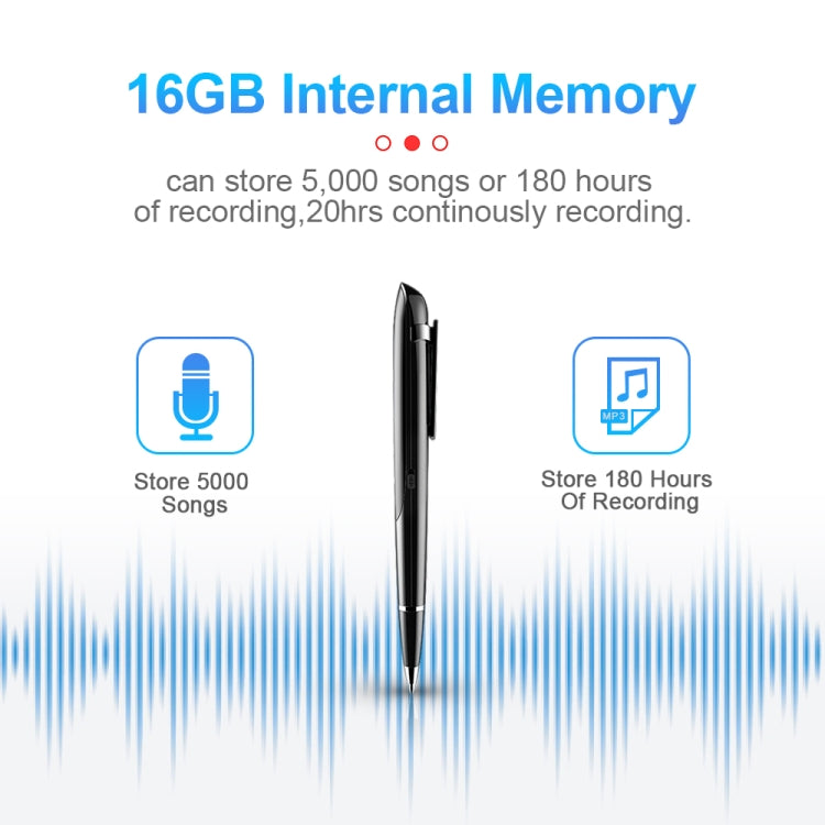 Q9 AI Intelligent High-definition Noise Reduction Conference Recording Pen Voice Control Recorder, Capacity:4GB(Black) - Security by buy2fix | Online Shopping UK | buy2fix