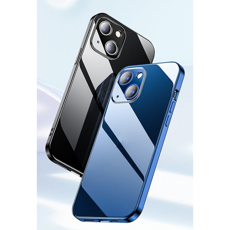 For iPhone 13 Pro JOYROOM JR-BP912 Star Shield TPU + Aviation Glass Phone Case (Transparent Blue) - iPhone 13 Pro Cases by JOYROOM | Online Shopping UK | buy2fix