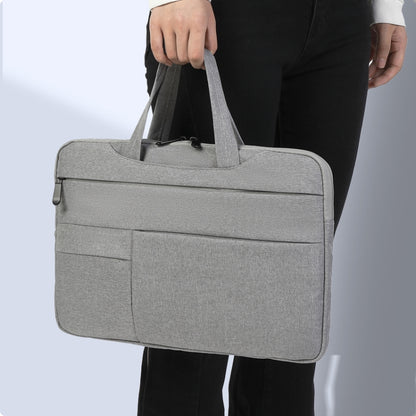 POFOKO C510 Waterproof Oxford Cloth Laptop Handbag For 12-13 inch Laptops(Grey) - 12.1 inch by POFOKO | Online Shopping UK | buy2fix