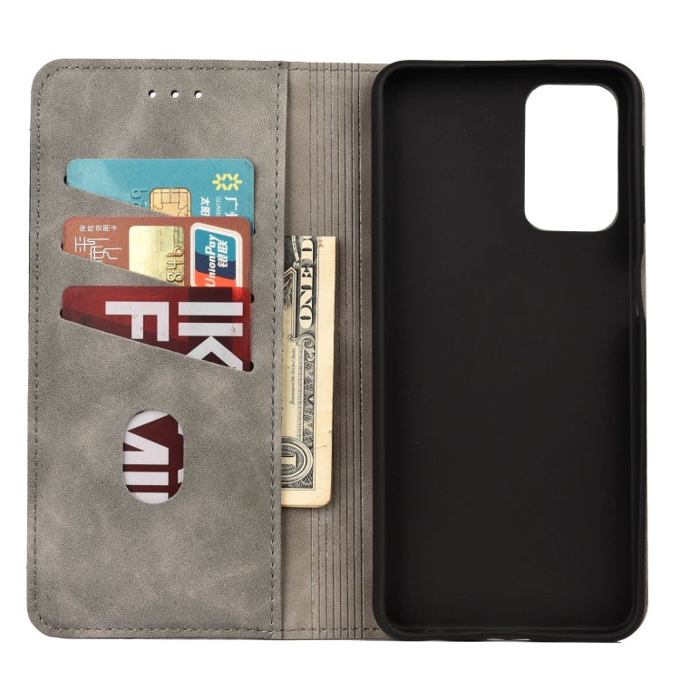 For Xiaomi Redmi Note 11 Pro Skin Feel Splicing Leather Phone Case(Grey) - Xiaomi Accessories by buy2fix | Online Shopping UK | buy2fix