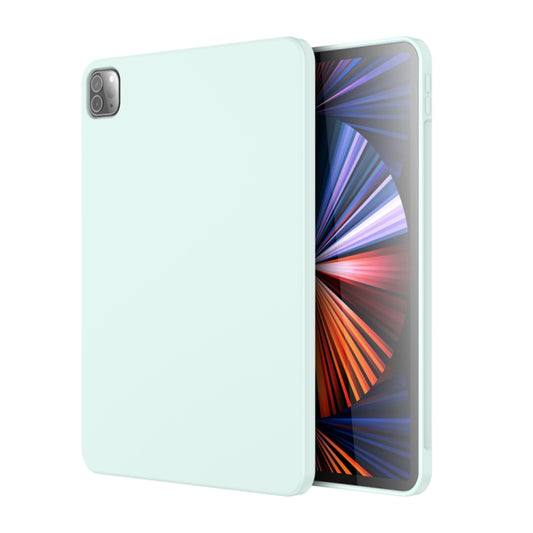 For iPad Pro 11 inch 2022 / 2021 / 2020 Mutural Silicone Microfiber Tablet Case(Sky Blue) - iPad Pro 11 (2022/2021) Cases by Mutural | Online Shopping UK | buy2fix