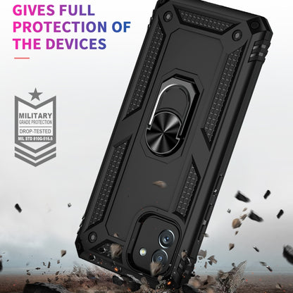 For Samsung Galaxy A03 164mm Version Shockproof TPU + PC Phone Case(Black) - Samsung Accessories by buy2fix | Online Shopping UK | buy2fix