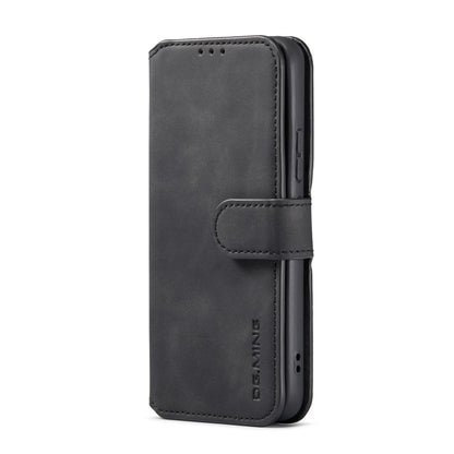 For Samsung Galaxy A53 5G DG.MING Retro Oil Side Horizontal Flip Leather Case with Holder & Card Slots & Wallet(Black) - Galaxy Phone Cases by DG.MING | Online Shopping UK | buy2fix