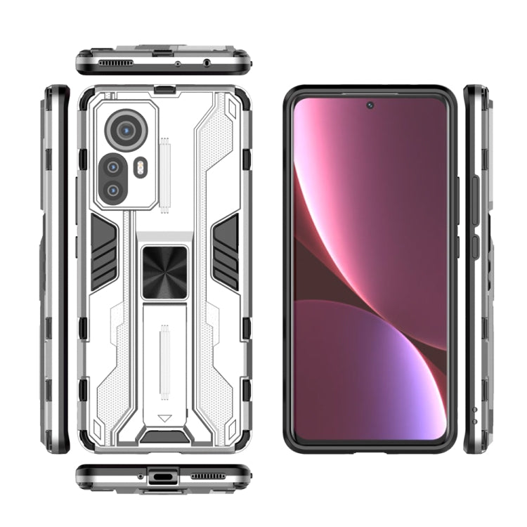 For Xiaomi 12S Pro/12 Pro Supersonic PC + TPU Shock-proof Phone Case(Silver) - Xiaomi Accessories by buy2fix | Online Shopping UK | buy2fix