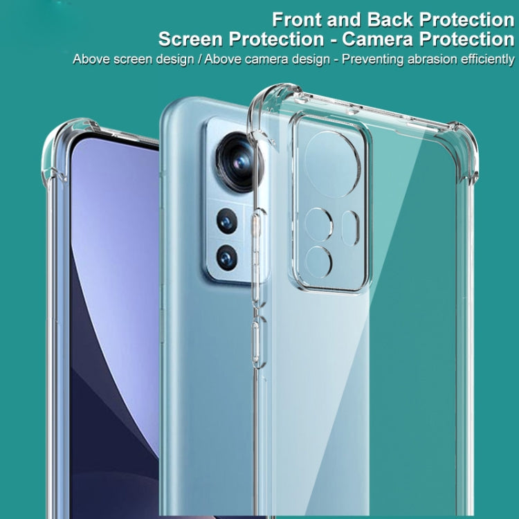 For Xiaomi 12 imak All-inclusive Shockproof Airbag TPU Case with Screen Protector(Transparent) - Xiaomi Accessories by imak | Online Shopping UK | buy2fix