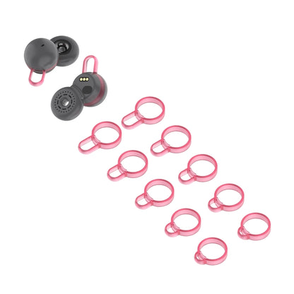 5 Pairs Non-Slip Silicone Earphone Ferrule Set for Sony LinkBuds Ear Cap(Pink) - Apple Accessories by buy2fix | Online Shopping UK | buy2fix