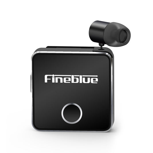 Fineblue F1 Lavalier Bluetooth Earphone, Support Vibration Reminder(Black) - Bluetooth Earphone by Fineblue | Online Shopping UK | buy2fix