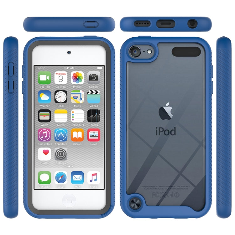 For iPod Touch 5 / 6 / 7 Two-layer Design Shockproof PC + TPU Protective Case(Blue) - Apple Accessories by buy2fix | Online Shopping UK | buy2fix