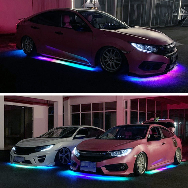 Car Modification Symphony Voice Control LED Chassis Lights, Specification:2 x 60cm + 2 x 180cm - In Car by buy2fix | Online Shopping UK | buy2fix