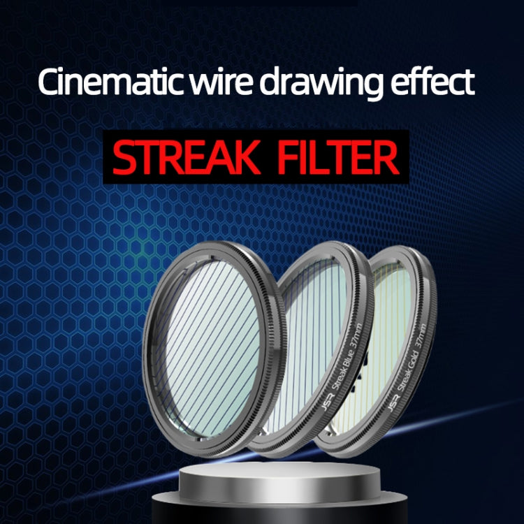 JSR Starlight Drawing Camera Lens Filter, Size:58mm(Streak Blue) - Camera Accessories by JSR | Online Shopping UK | buy2fix