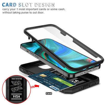 For iPhone 14 Pro Max Sliding Camera Cover Design TPU + PC Protective Phone Case (Black+Black) - Apple Accessories by buy2fix | Online Shopping UK | buy2fix