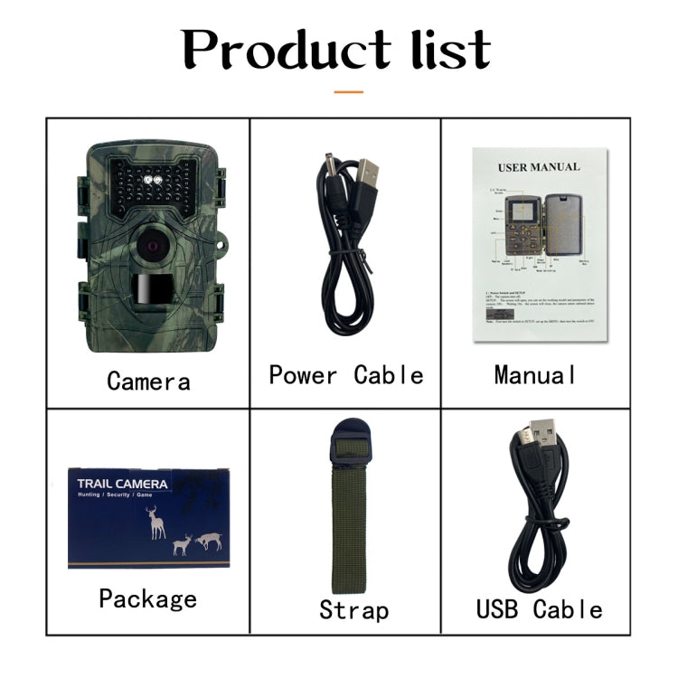 PR2000 2 Inch LCD Screen Infrared Night Vision Wildlife Hunting Trail Camera - Hunting Cameras by buy2fix | Online Shopping UK | buy2fix