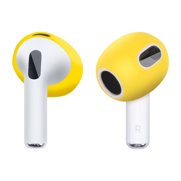 Ear Cap Silicone Protective Case for AirPods 3(Yellow) - Apple Accessories by buy2fix | Online Shopping UK | buy2fix