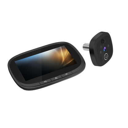 W2 4.3 inch Graffiti Color Screen WiFi Smart Wireless Video Doorbell(Black) - Security by buy2fix | Online Shopping UK | buy2fix