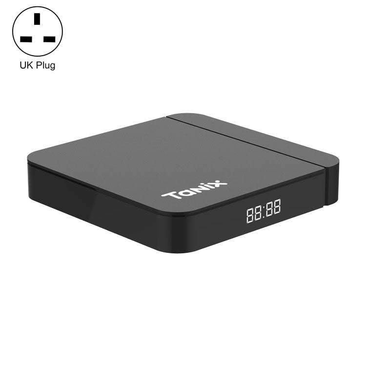 Tanix W2 Amlogic S905 Quad Core Smart TV Set Top Box, RAM:4G+64G With Dual Wifi/BT(UK Plug) - Amlogic S905 by buy2fix | Online Shopping UK | buy2fix