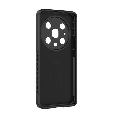 For Honor Magic4 Pro Magic Shield TPU + Flannel Phone Case(Light Blue) - Mobile Accessories by buy2fix | Online Shopping UK | buy2fix